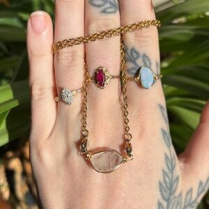 Herk diamond interchangeable necklace